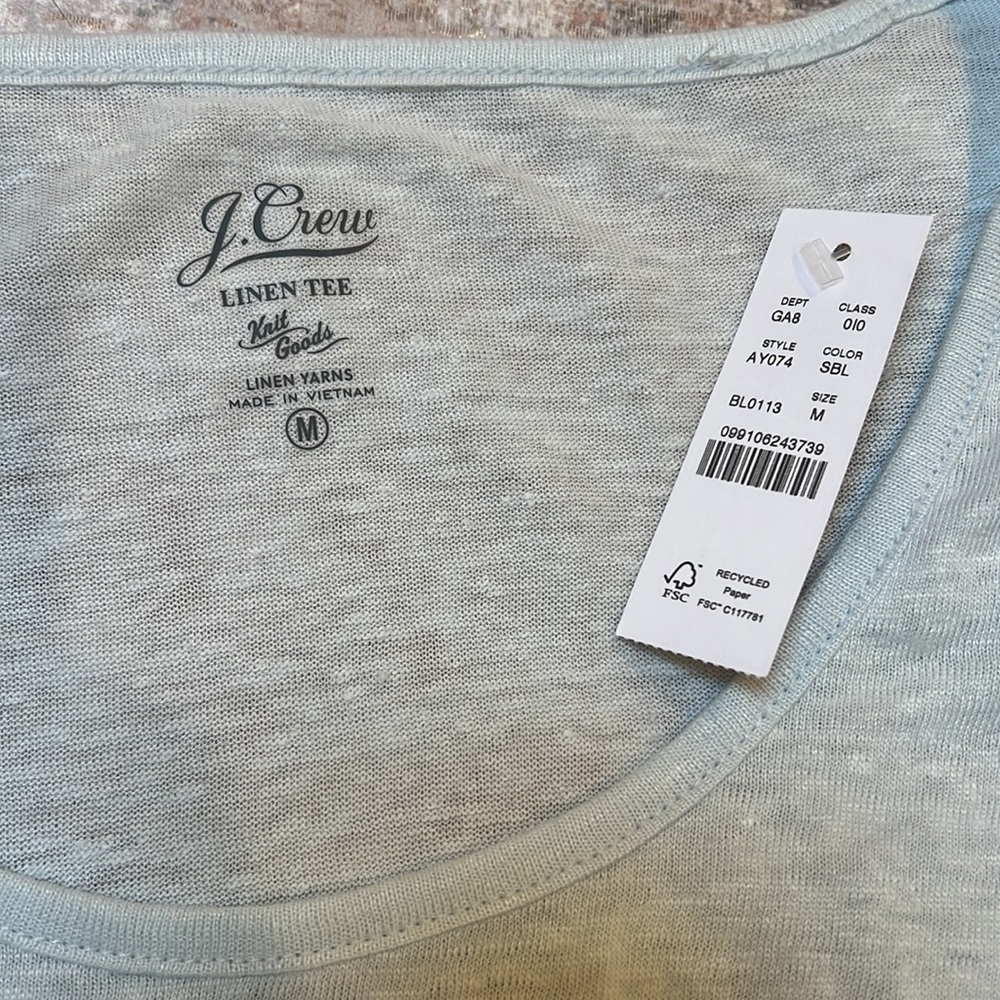 J.Crew linen tee - Picture 3 of 7